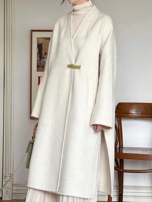 Handmade Wool Cloak for Women Wool Coat Double Face Jacket A221 VPPBUY shop