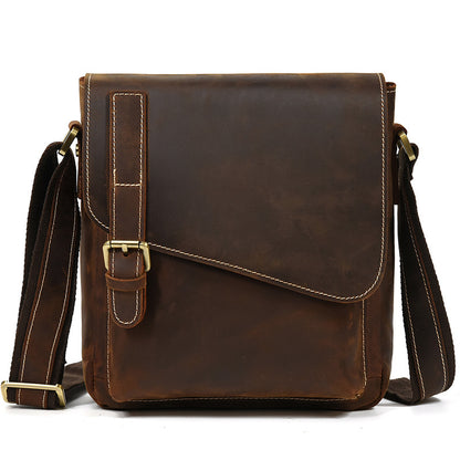 Men Leather Messenger Bag Shoulder Bag Crossbody Bag Leather Portfolio Laptop Bag, Gift for him .8467 的副本 VPPBUY shop