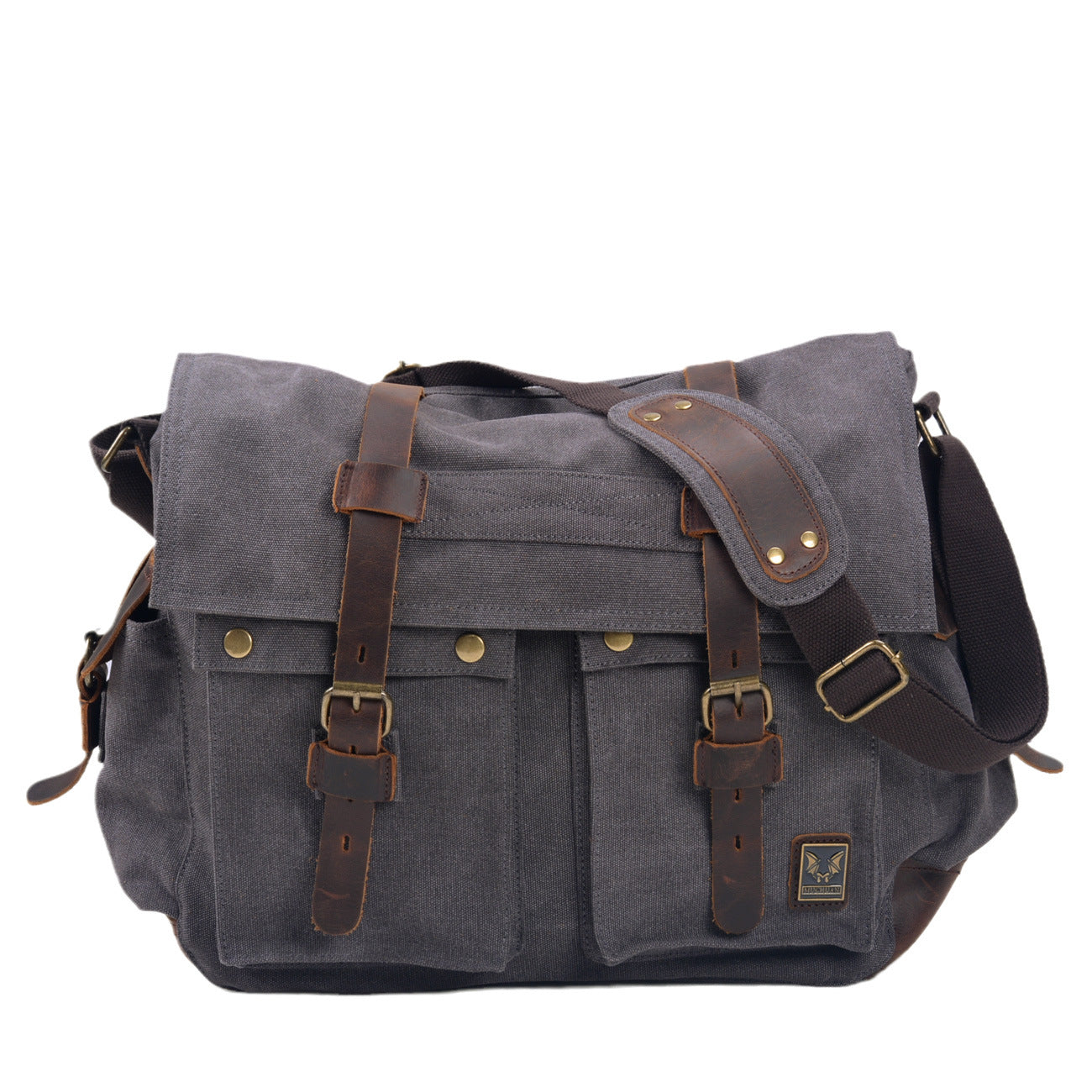 Men's Canvas Messenger Bag Shoulder Bag, Crossbody Bag, Satchel Bag, Retro Durable Bag For Birthday Gift VPPBUY shop