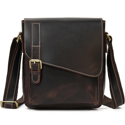 Men Leather Messenger Bag Shoulder Bag Crossbody Bag Leather Portfolio Laptop Bag, Gift for him .8467 的副本 VPPBUY shop