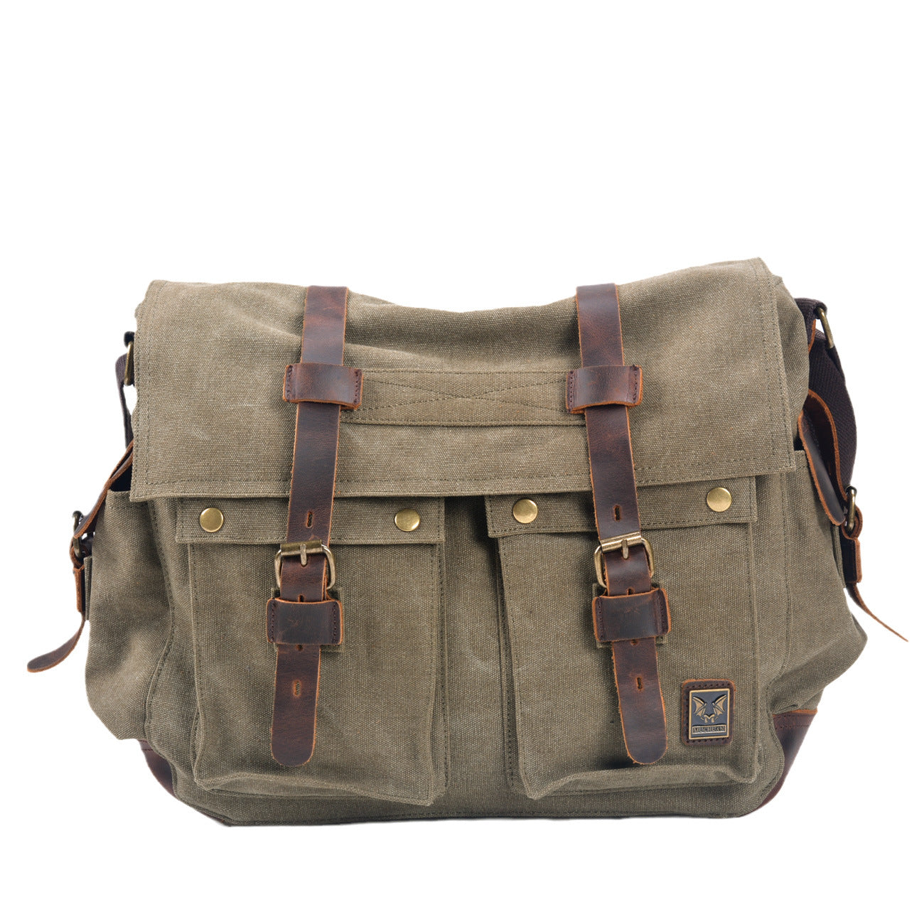 Men's Canvas Messenger Bag Shoulder Bag, Crossbody Bag, Satchel Bag, Retro Durable Bag For Birthday Gift VPPBUY shop