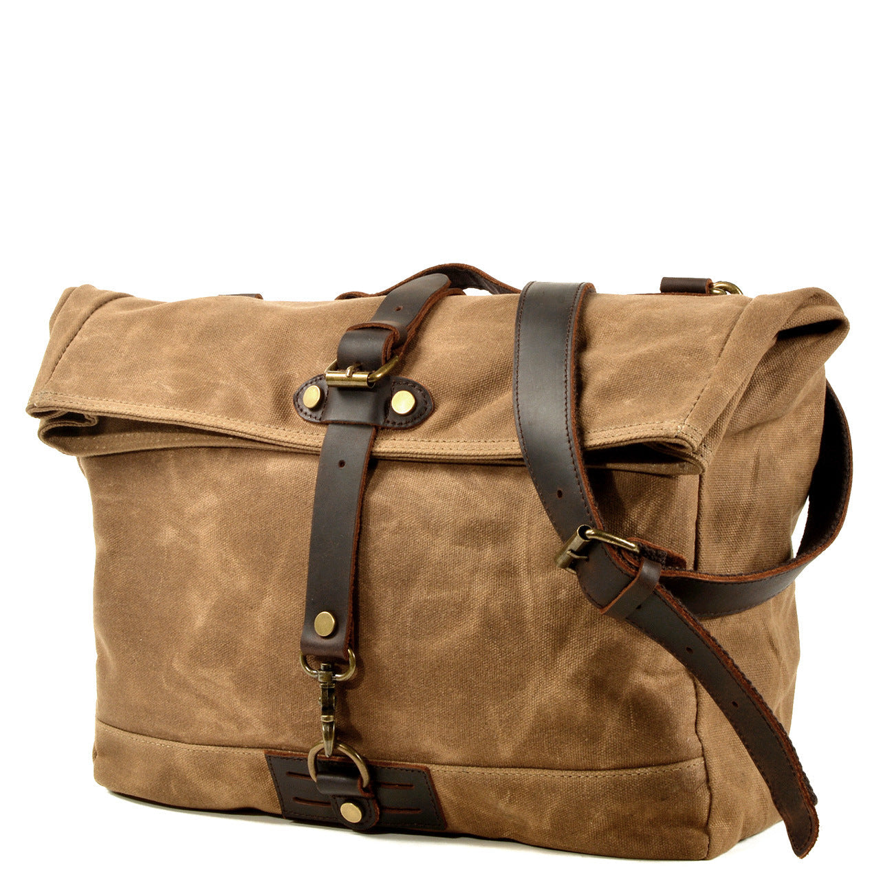 Men's Canvas Shoulder Bag Vintage Messenger Bag Retro Durable Briefcase Bag Casual Tote Bag For Gift VPPBUY shop