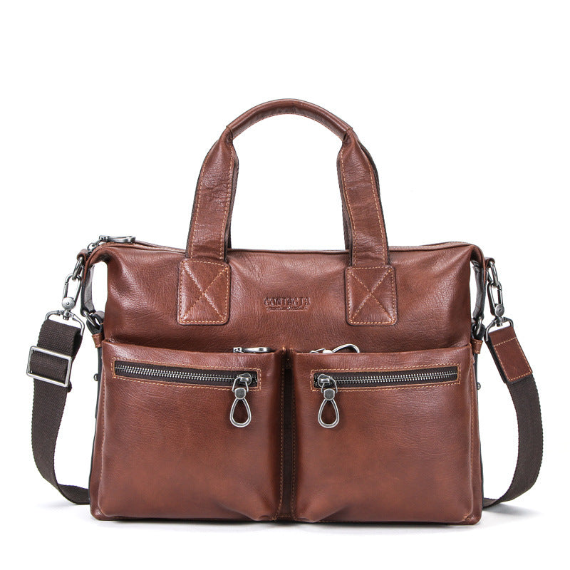 Men Leather Laptop Bag,Mens Leather Briefcase, Leather Shoulder Satchel Bag, Messenger Bag, Gift for Him 2945 VPPBUY shop