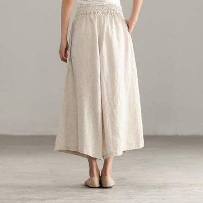 Summer Women Linen wide Leg Pants VPPBUY shop