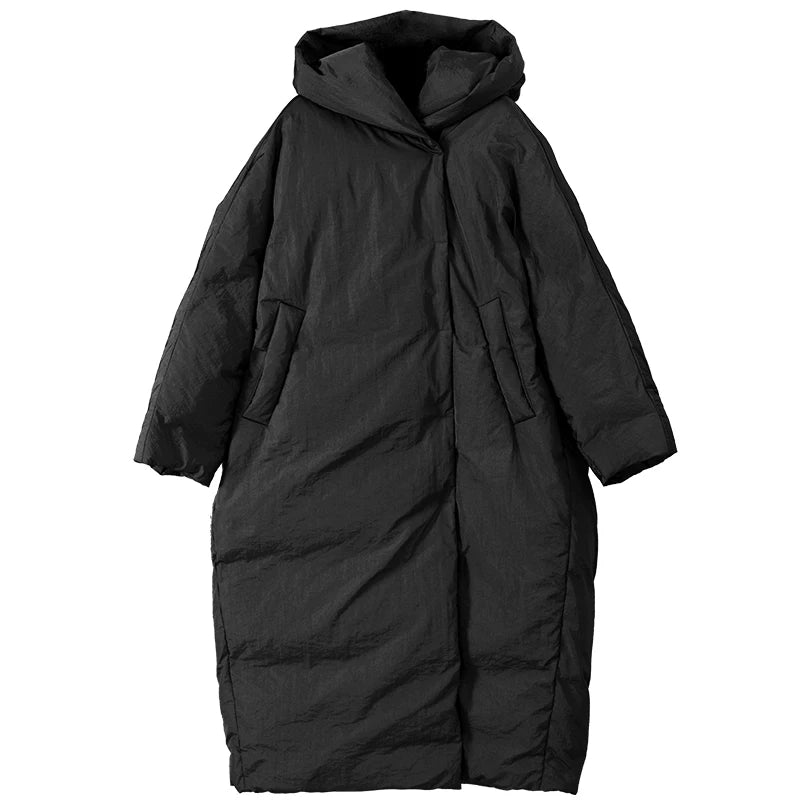 Loose Fitting Winter 90% Duck Puffer Down Jackets, Down Jacket Women Hooded Down Coat 2588 VPPBUY shop