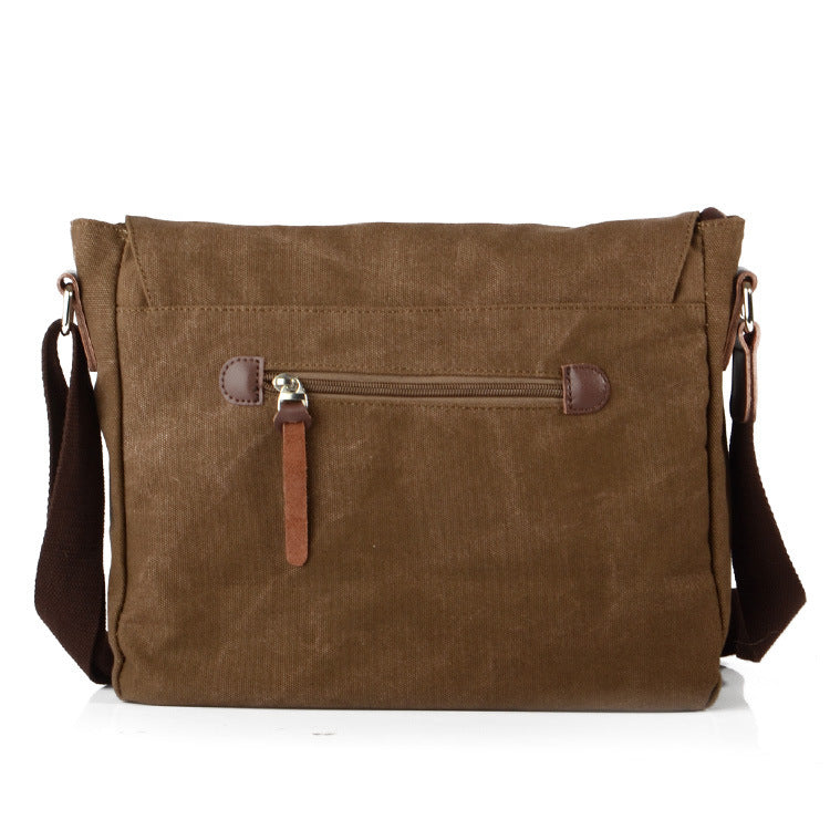 Canvas Messenger Bag Shoulder Bag Crossbody Bag Vintage Briefcase Bag Durable Casual For Gift VPPBUY shop