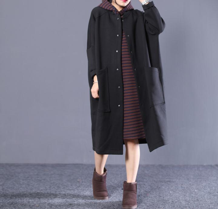 Casual Coat Loose A line Parka Plus Size Coat Jacket VPPBUY shop