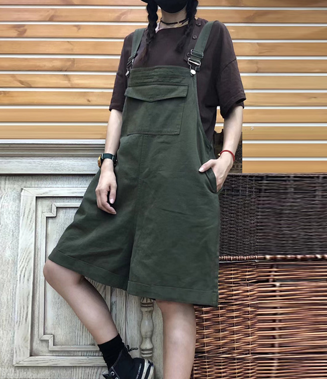 Casual Cotton Loose Casual Summer Overall Women Jumpsuits QYCQ05165 VPPBUY shop