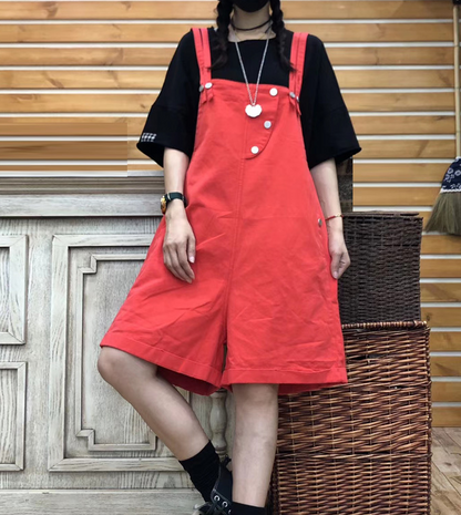 Denim Casual Cotton Loose Casual Summer Overall Women Jumpsuits QYCQ05165 VPPBUY shop