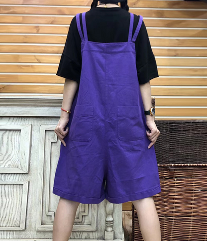 Denim Casual Cotton Loose Casual Summer Overall Women Jumpsuits QYCQ05165 VPPBUY shop