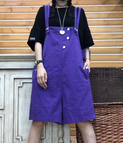 Denim Casual Cotton Loose Casual Summer Overall Women Jumpsuits QYCQ05165 VPPBUY shop