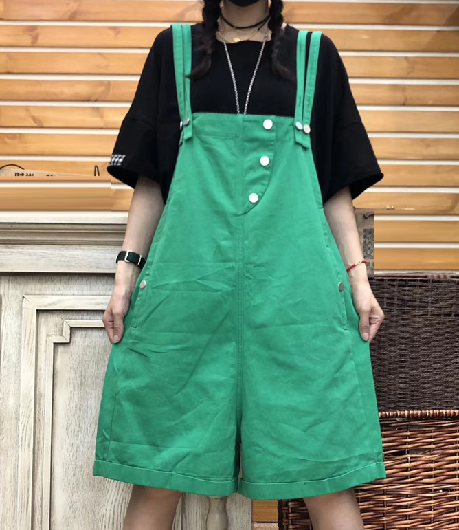 Denim Casual Cotton Loose Casual Summer Overall Women Jumpsuits QYCQ05165 VPPBUY shop