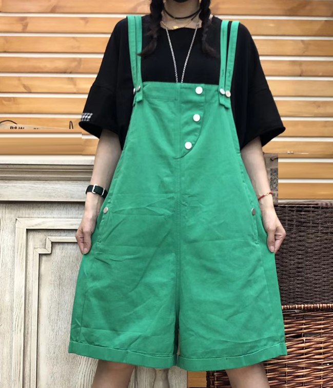 Denim Casual Cotton Loose Casual Summer Overall Women Jumpsuits QYCQ05165 VPPBUY shop