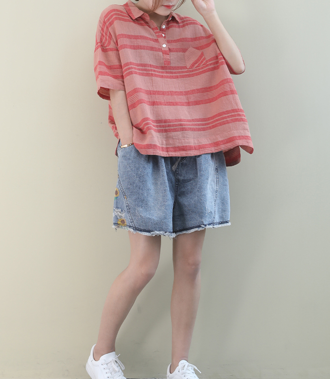 Casual T-Shirts Summer Women Cotton Tops WG961707 VPPBUY shop