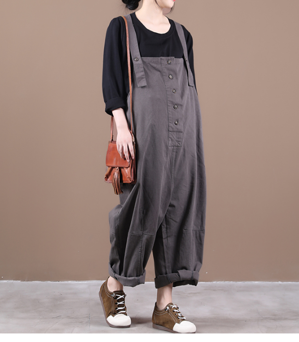 Denim Loose Casual Summer Denim Overall Loose Women Jumpsuits CNHK07254 VPPBUY shop