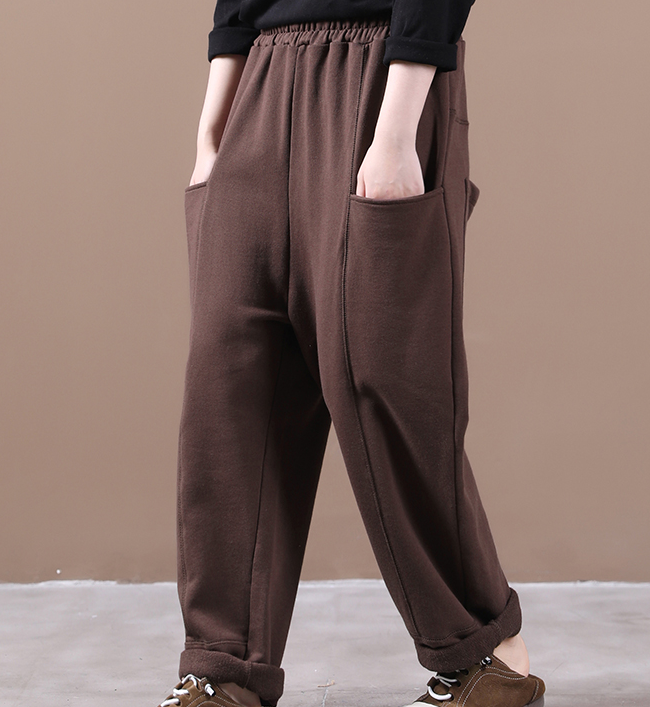 Summer Linen Wide Leg Women Casual Pants Elastic Waist WG05131 VPPBUY shop