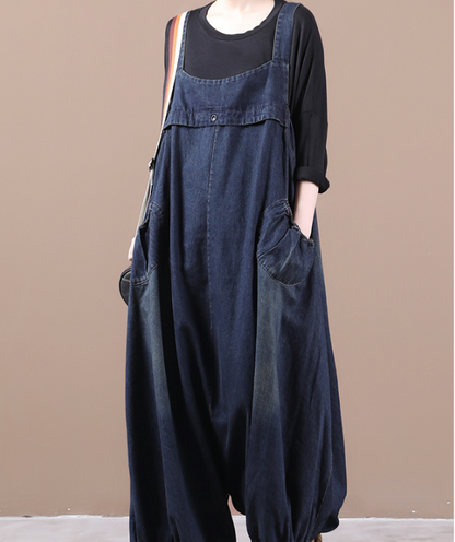 Denim Loose Casual Summer Denim Overall Loose Women Jumpsuits QYCQ05165 VPPBUY shop