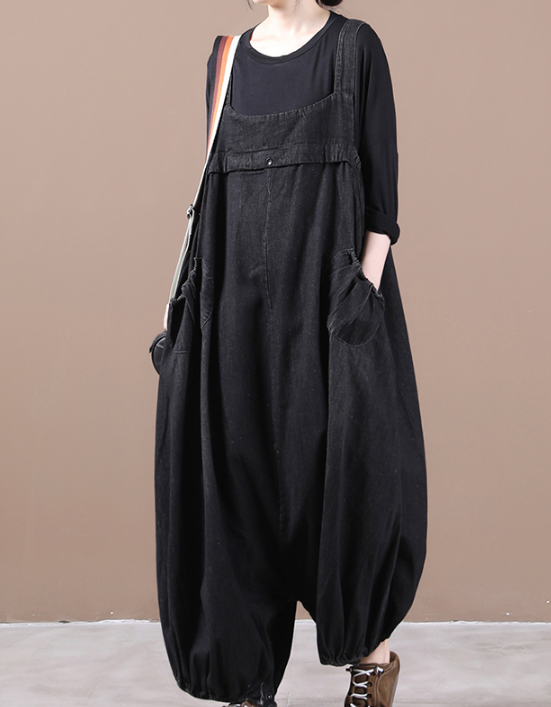 Denim Loose Casual Summer Denim Overall Loose Women Jumpsuits QYCQ05165 VPPBUY shop