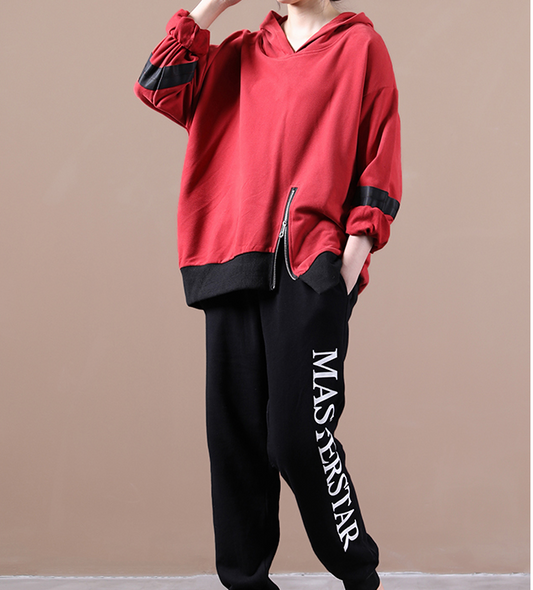 Fleece Sweater Autumn Women Cotton Tops Women Coat Loose Style H9506 VPPBUY shop