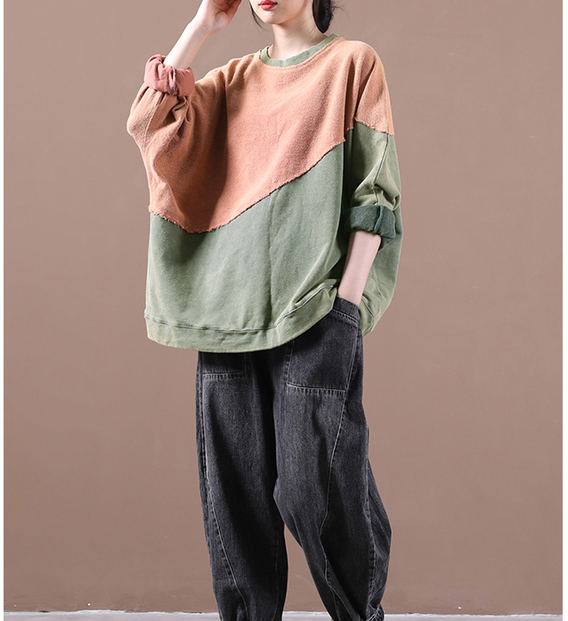 Autumn Women Cotton Tops Women Coat Loose Style H9506 VPPBUY shop