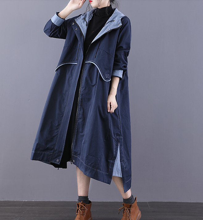 A-line Long Women Casual Hooded Parka Plus Size Coat Jacket JT200945 VPPBUY shop