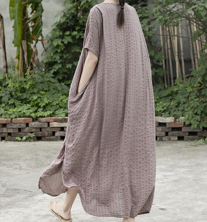 V Neck Linen Cotton Women Dresses Casual Summer Loose Women Dresses SSM97215 VPPBUY shop