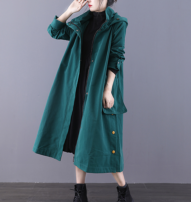 Hooded A-line Long Women Casual  Parka Plus Size Fall Coat Jacket JT200945 VPPBUY shop