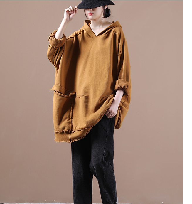 Autumn Hooded A-line Long Women Casual Parka Plus Size Fall Coat Jacket JT200945 VPPBUY shop