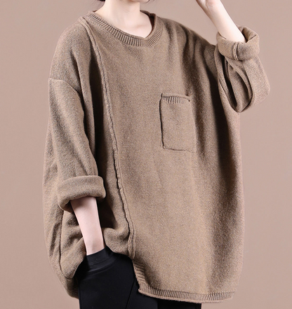 Khaki Loose Fall Women Cotton Tops Women Blouse Overall H9506 VPPBUY shop