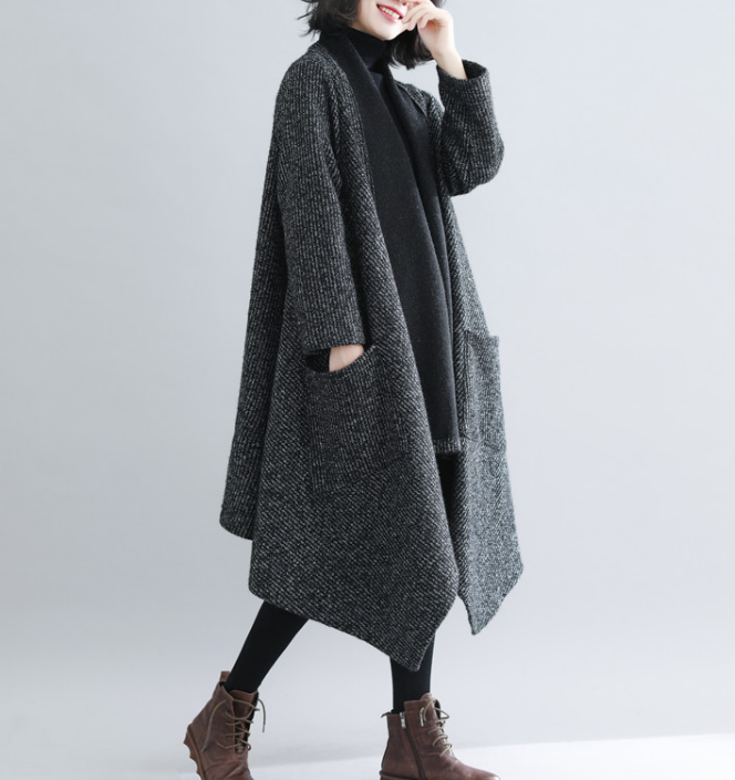 Irregular Women Casual Cloak Plus Size Fall Coat Jacket JT200945 VPPBUY shop