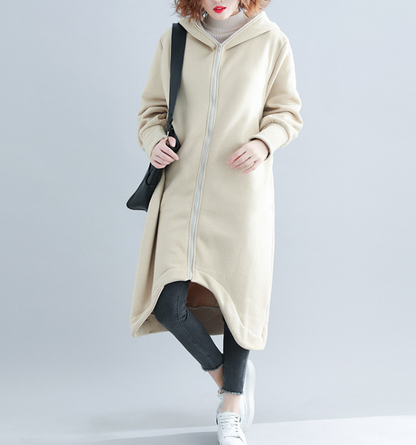 Short Front Long Hooded Women Casual Parka Plus Size Fall Coat Jacket JT200945 VPPBUY shop