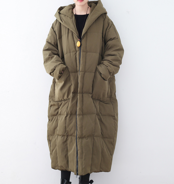 Women Long Puffer Coat Casual Loose Hooded Winter Down Jacket 32002 VPPBUY shop