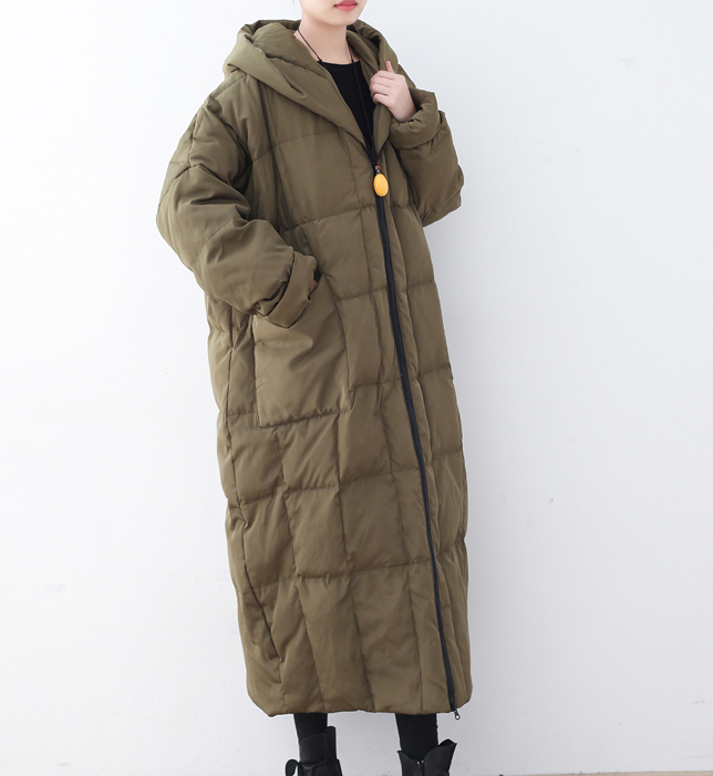 Women Long Puffer Coat Casual Loose Hooded Winter Down Jacket 32002 VPPBUY shop