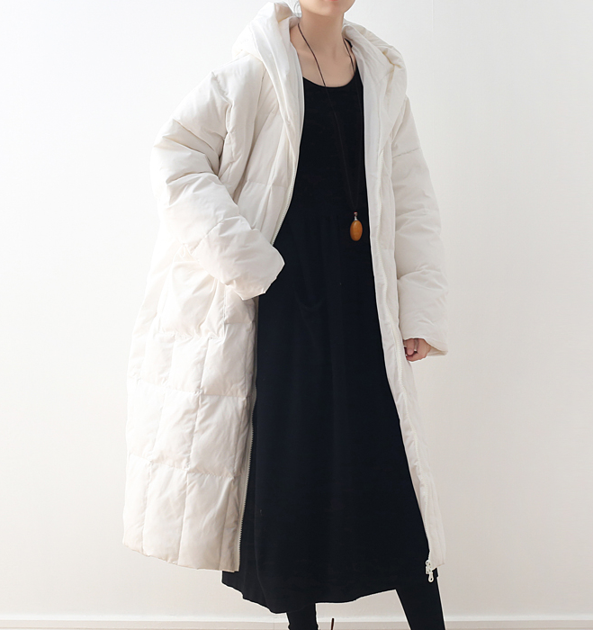 Long Casual Loose Puffer Coat,Hooded Winter Women Down Jacket 5561 VPPBUY shop