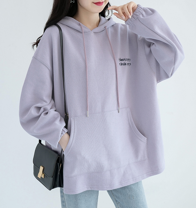 Hooded Fleece Loose Fall Women Cotton Tops Women Blouse H9506RED VPPBUY shop