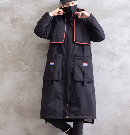 Autumn Padded Fleece Women Casual  Coat Loose Hooded Plus Size Short Coat Jacket VPPBUY shop