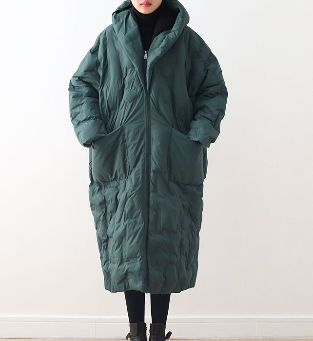 Long Hooded Puffer Coat Loose Winter Women Down Jacket 8108 VPPBUY shop