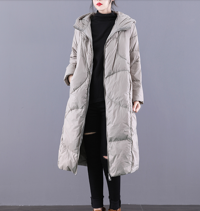 Casual Long Hooded Winter Women Down Jacket VPPBUY shop