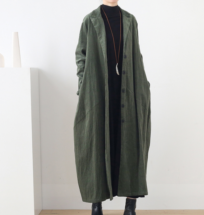 Cotton Winter Autumn Women Casual Coat Loose Long Trench Coat Jacket VPPBUY shop