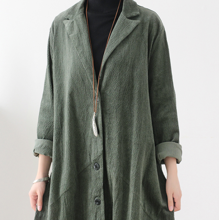 Cotton Winter Autumn Women Casual Coat Loose Long Trench Coat Jacket VPPBUY shop