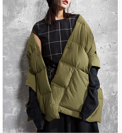 Women Puffer Cloak Winter Women Down Coat 2108 VPPBUY shop