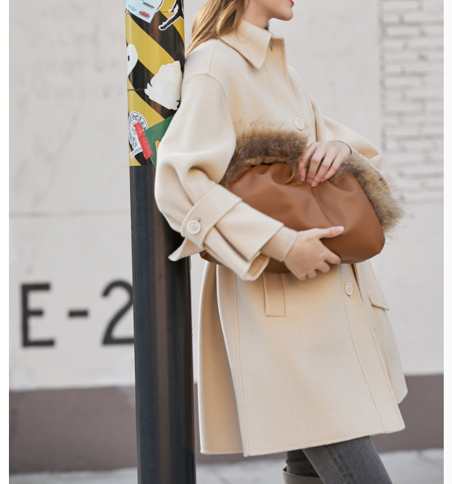 Cashmere Coat Handmade Long Warm Women Wool Coat Jacket VPPBUY shop