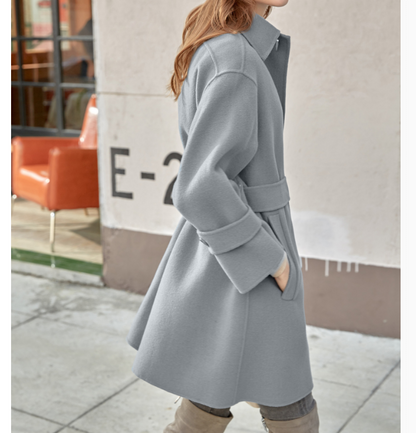 Cashmere Coat Handmade Long Warm Women Wool Coat Jacket VPPBUY shop