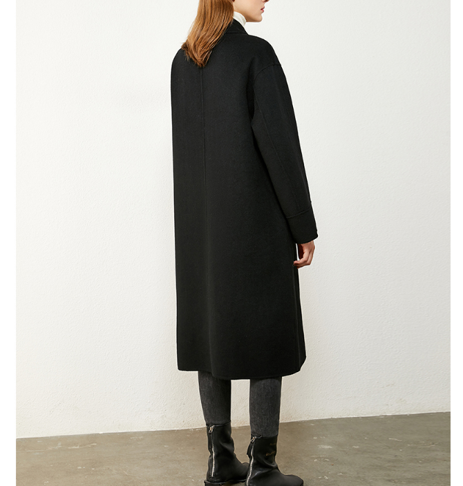 Cashmere Coat Handmade Long Warm Women Wool Coat Jacket 2200 VPPBUY shop