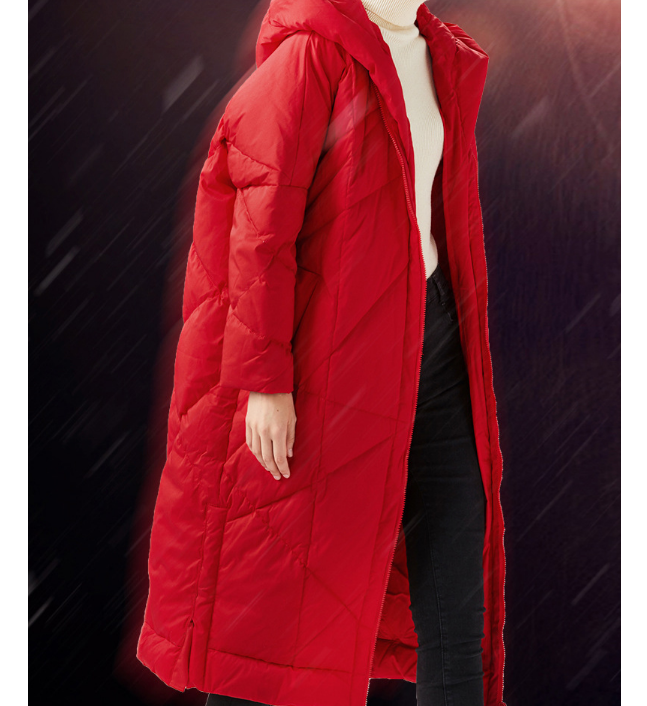 Hooded Women Puffer Coat Loose Winter Jacket Winter Women Down Coat 87708 VPPBUY shop