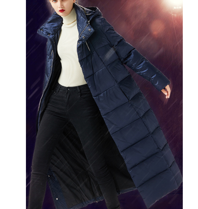 Long Hooded Women Loose Winter Jacket Winter Women Down Coat BC1008 VPPBUY shop