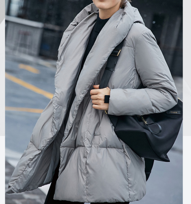 Hooded Women Puffer Coat Loose Winter Jacket Winter Women Down Coat 56328 VPPBUY shop