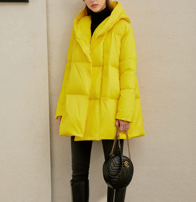 Hooded Women Puffer Coat Loose Winter Jacket Winter Women Down Coat 56328 VPPBUY shop