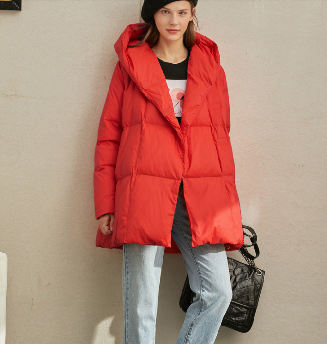 Hooded Women Puffer Coat Loose Winter Jacket Winter Women Down Coat 56328 VPPBUY shop