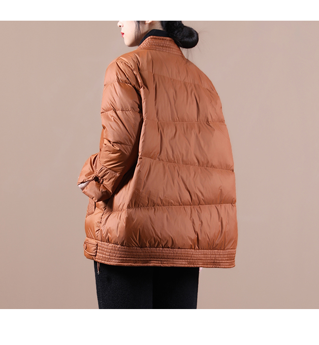 V Neck Women Winter Puffer Coat Jacket Winter Women Down Coat 11008 VPPBUY shop